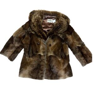 Vintage Wermuth Brown Mink Fur Jacket
